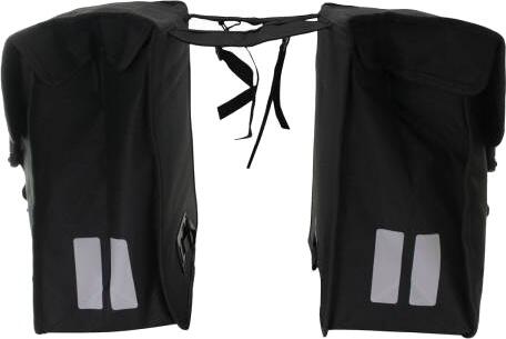 Sacoche de vélo double 47 L Mara XXL Noir avec bandes réfléchissantes 2/6