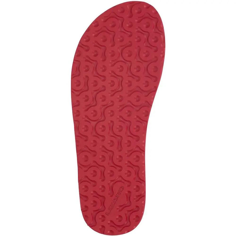Sandalias - Trail - Adulto - Confort, Soporte, Triple Velcro - Azul/Gris/Rojo 4/4