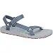 Sandalias - Trail - Adulto - Confort, Soporte, Triple Velcro - Azul/Gris/Rojo 3/4