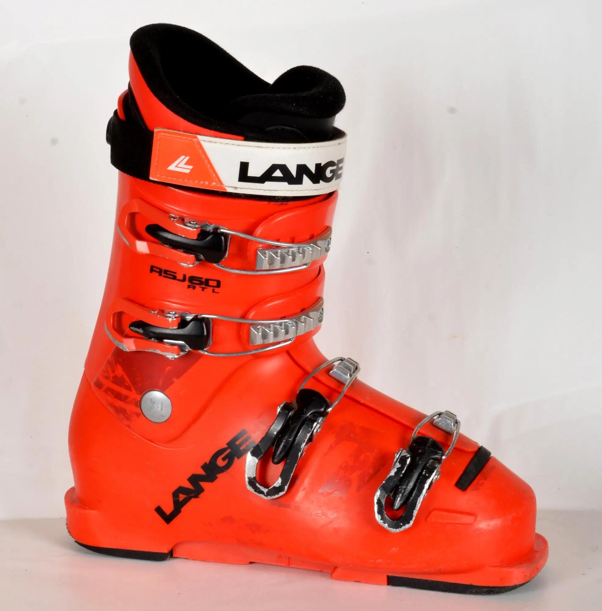 RECONDITIONNE - Chaussures de ski Junior Lange RSJ 60 full red - BON 1/1