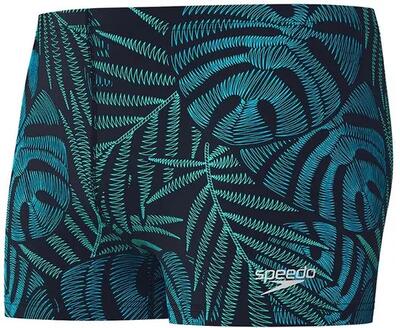 Zwemshorts - zwemmen - heren - beachstar print - antraciet