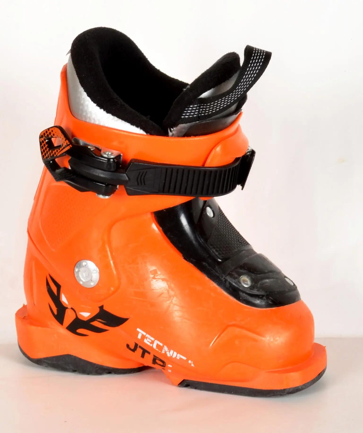RECONDITIONNE - Chaussures de ski Junior Tecnica JT R 1 Orange - BON 1/1