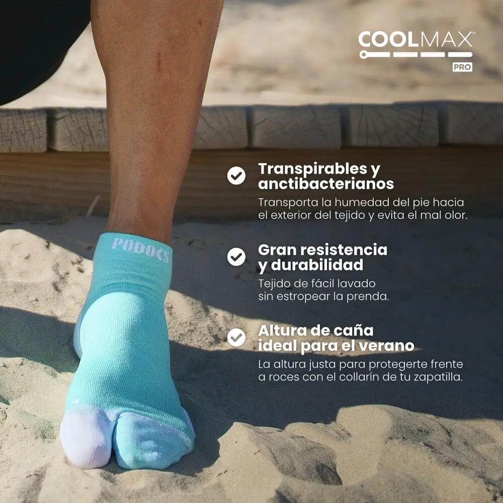 Calcetines Biomecánicos Running Tobillero Aqua 5/10