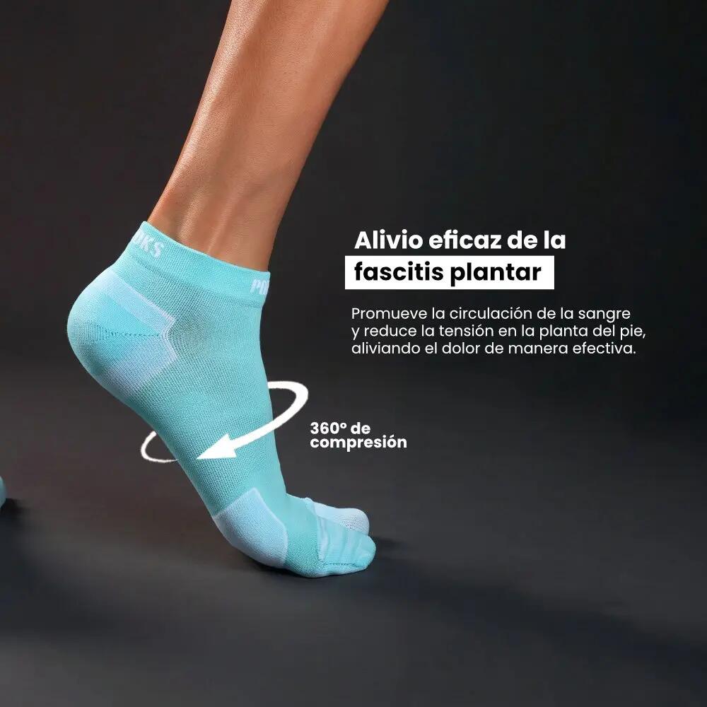 Calcetines Biomecánicos Running Tobillero Aqua 4/10