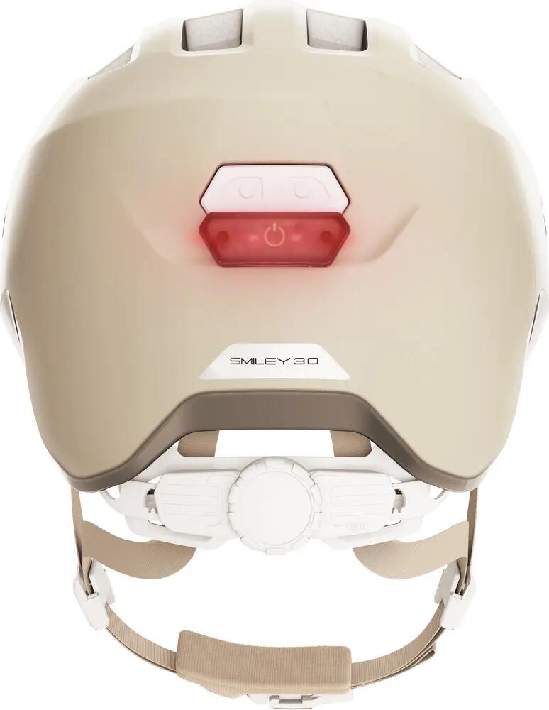 Velohelm SMILEY 3.0 FL.ACE LED pure beige M 5/6