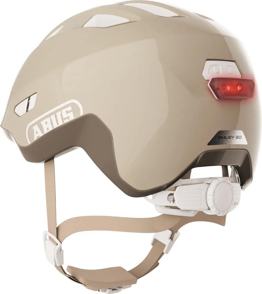 Velohelm SMILEY 3.0 FL.ACE LED pure beige M 3/6