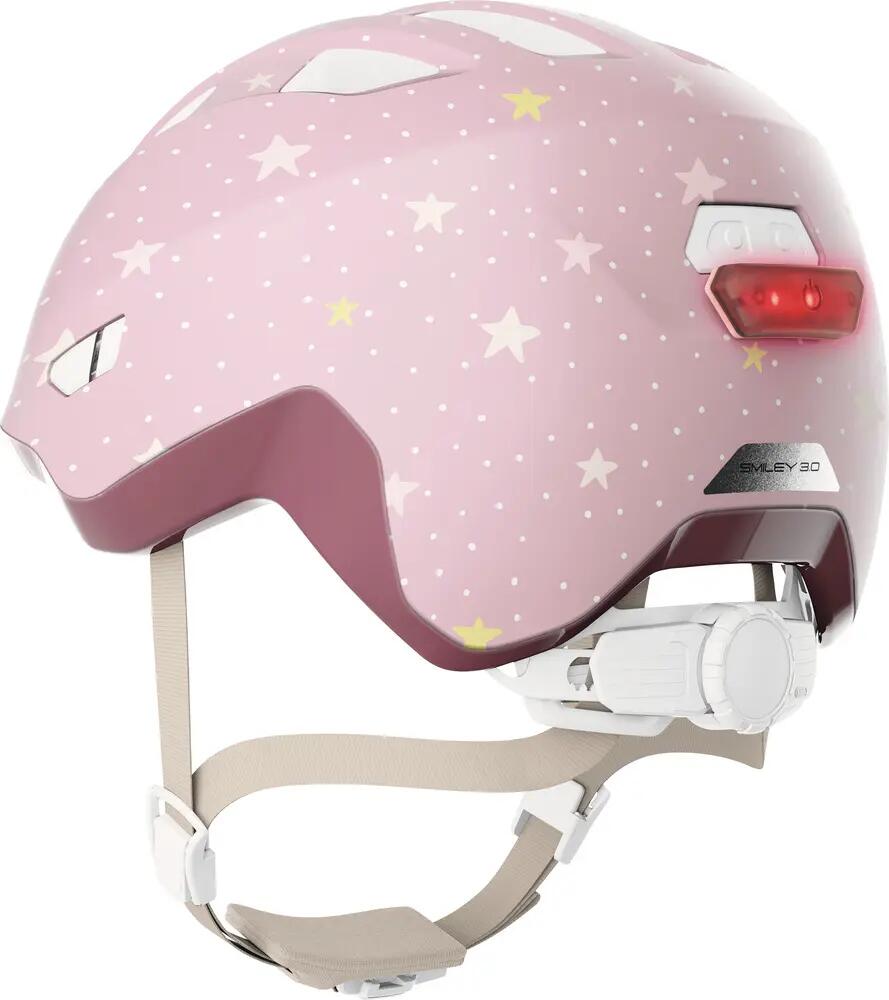 Velohelm SMILEY 3.0 FL.ACE LED pure rosestars S 3/6