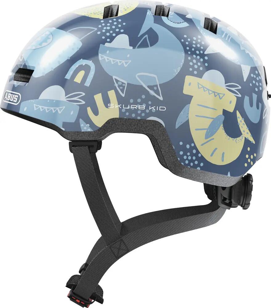 Velohelm Skurb Kid blue sharks M 2/6