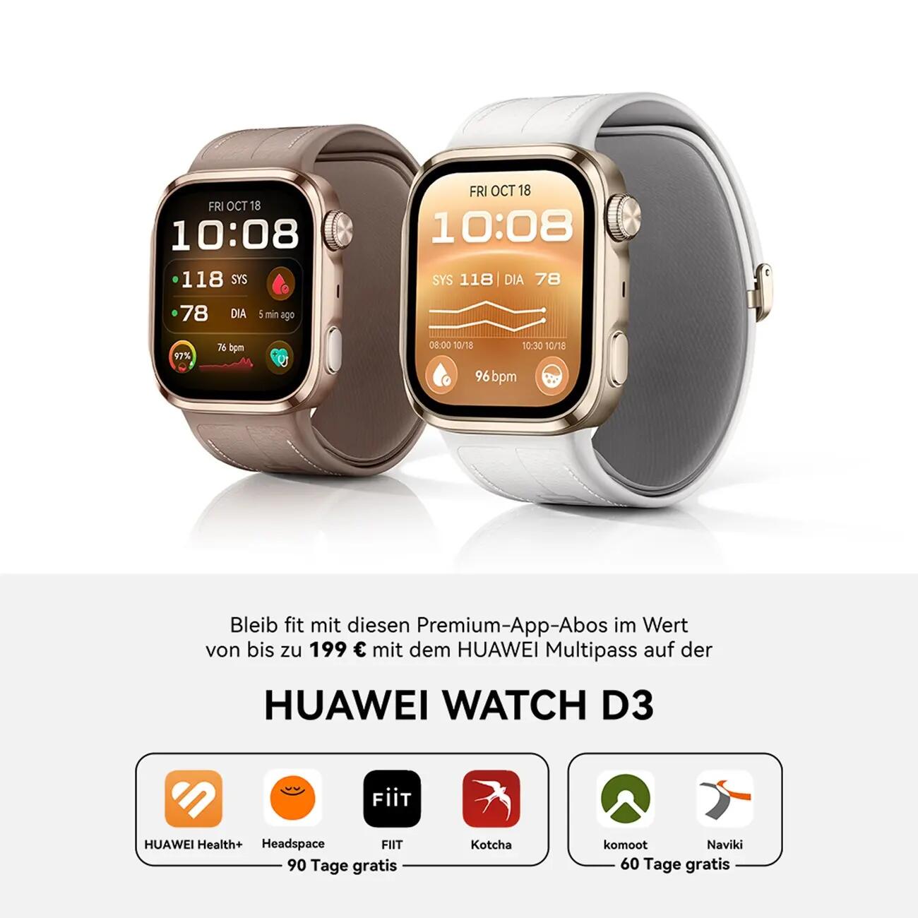 Huawei Watch D3 Bundle Smartwatch 3/7