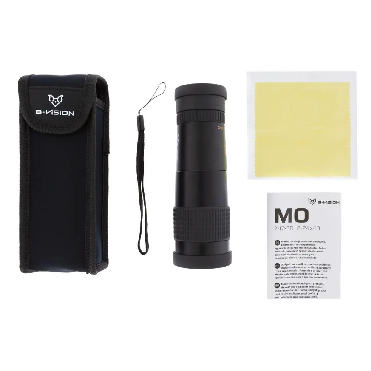 Monoculaire B-Vision MO 8-24×40 avec zoom et adaptable sur trépied 3/3