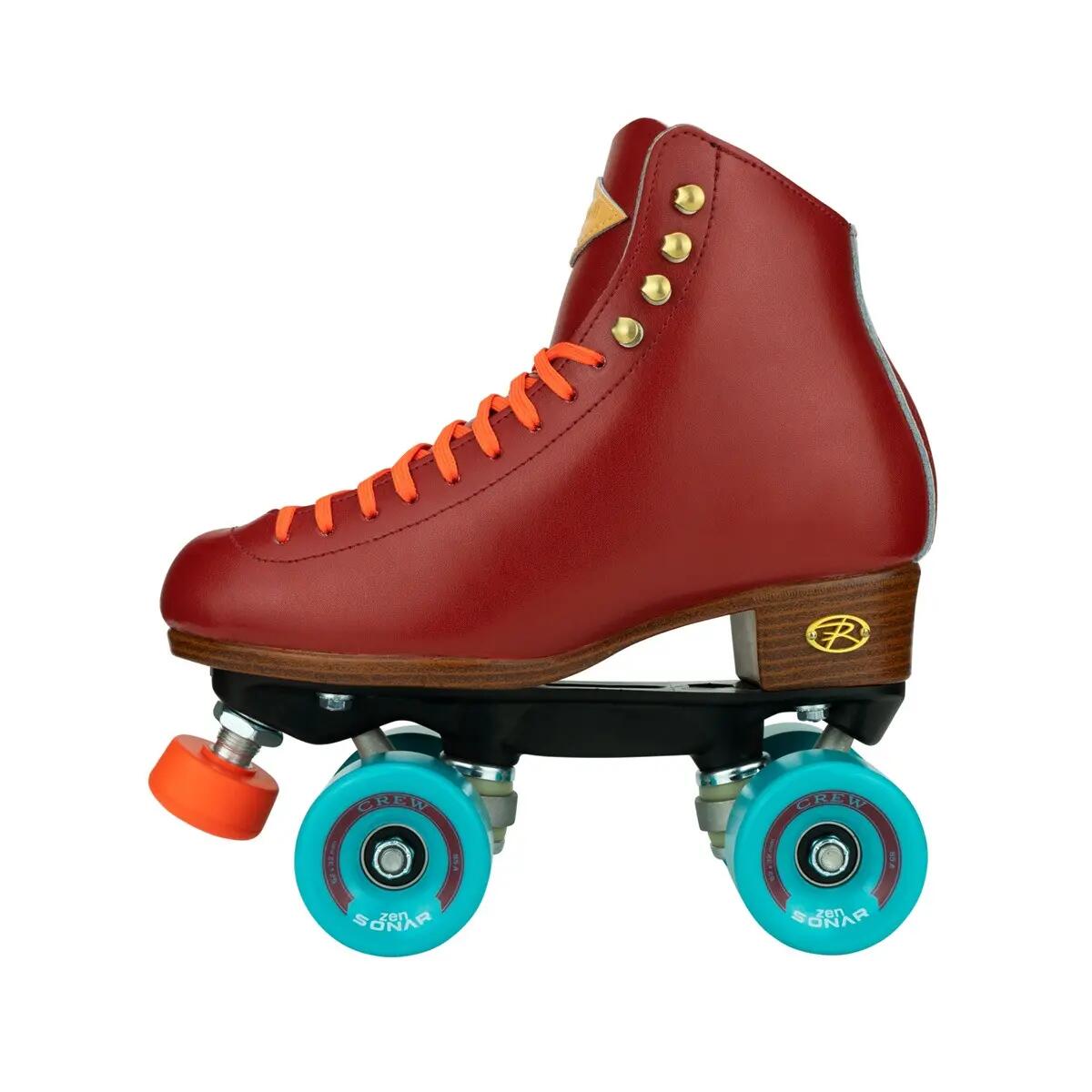 RIEDELL SKATES Roller Quad Crew Crimson Rouge 2/6