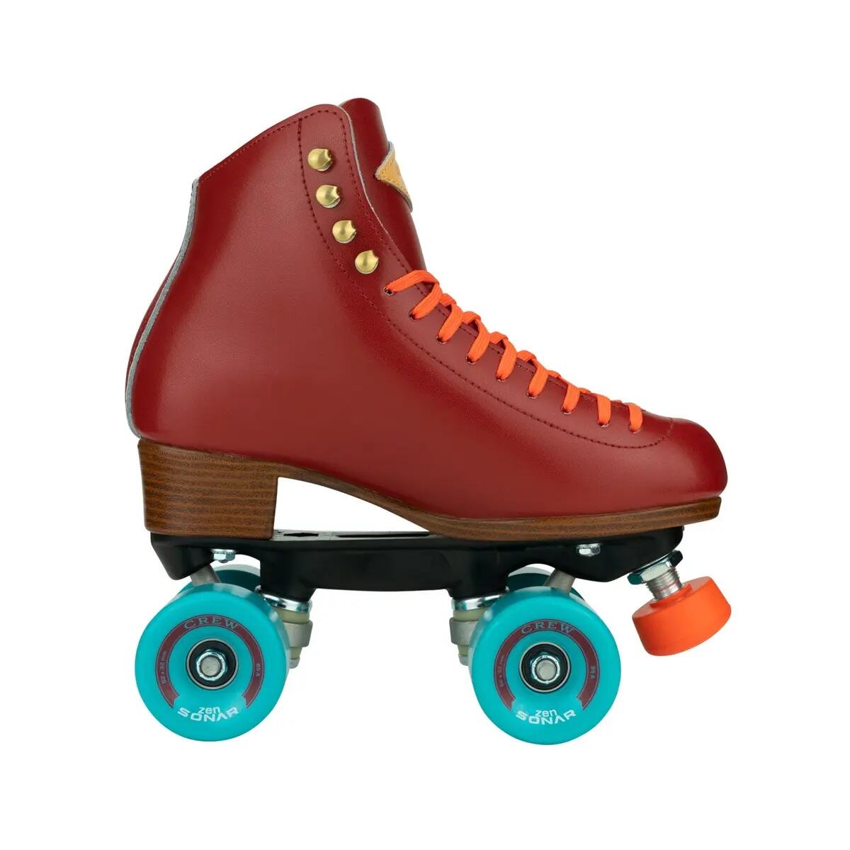 RIEDELL SKATES Roller Quad Crew Crimson Rouge 3/6