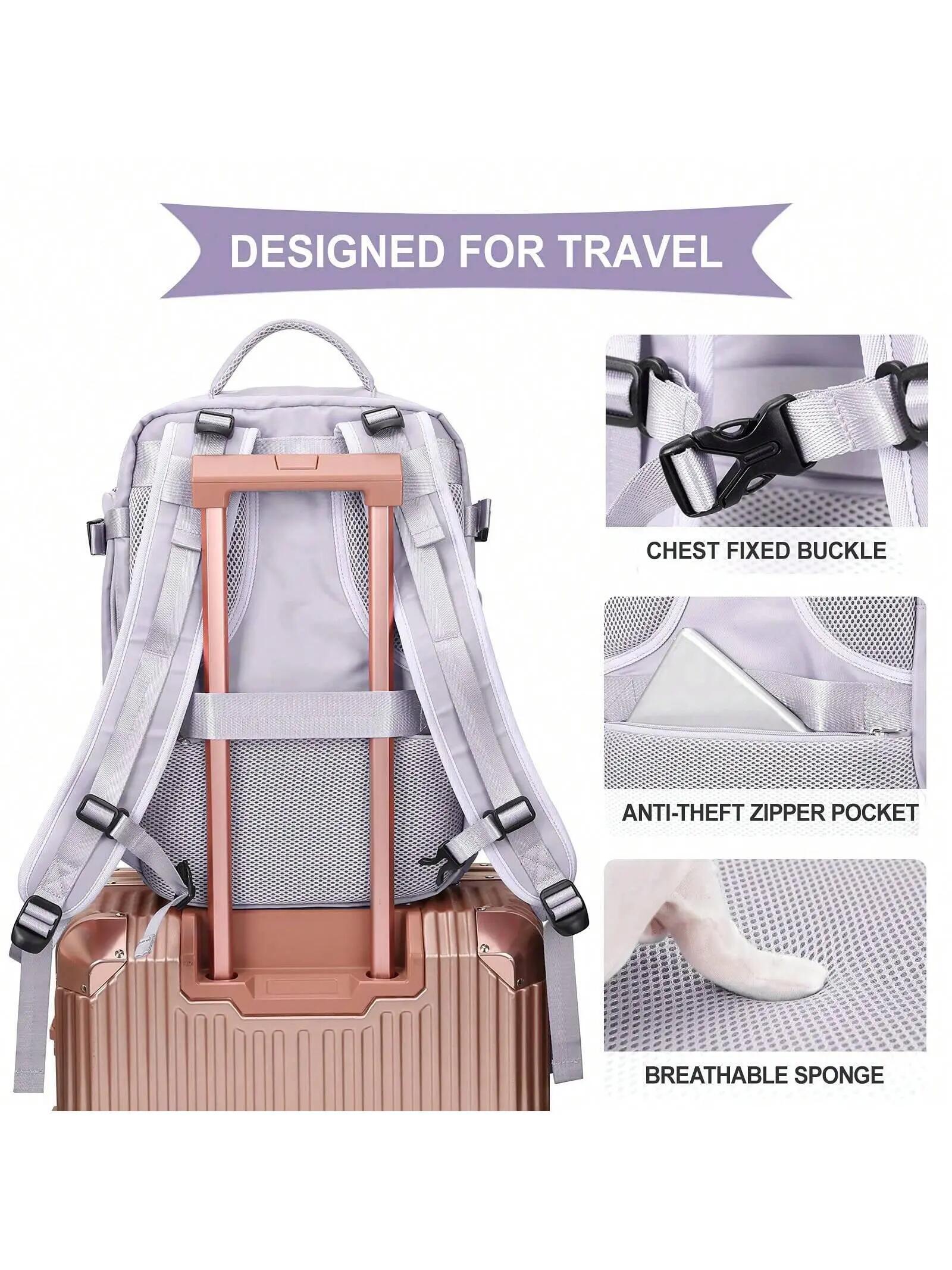 Sac à dos de voyage Ryanair (40 x 20 x 25 cm), bagage cabine, pour ordinateur 6/7