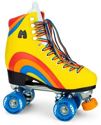 MOXI Roller Quad Rainbow Rider Jaune