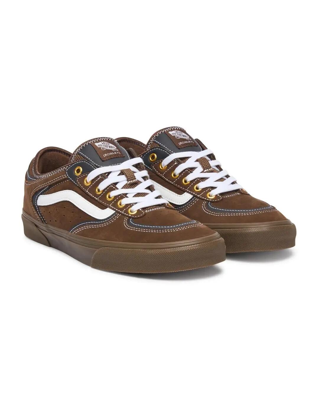 Sneakers für Männer Vans Rowley Classic Braun. 2/4
