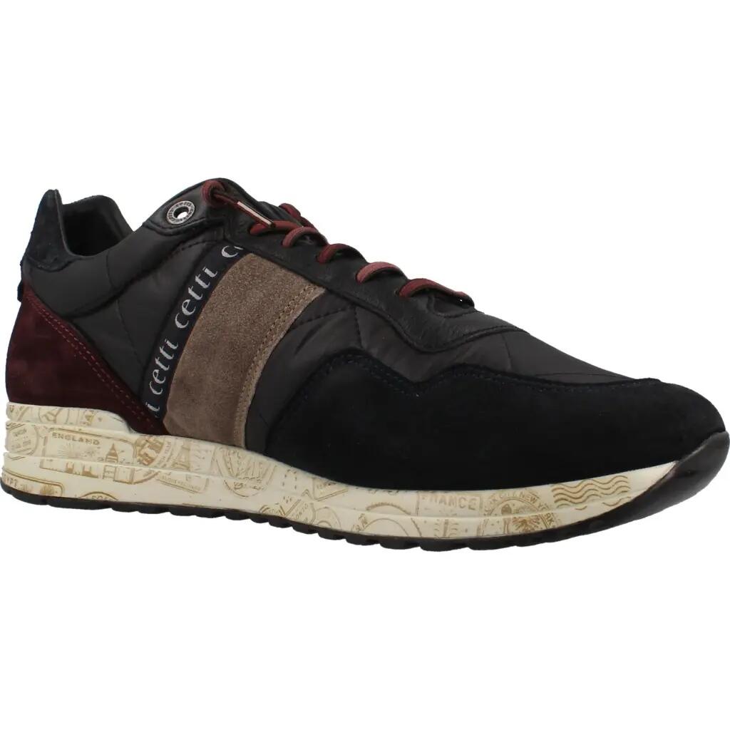 Deportivas Casual Hombre Suela Plana - Modelo C-1370 Negro 5/6