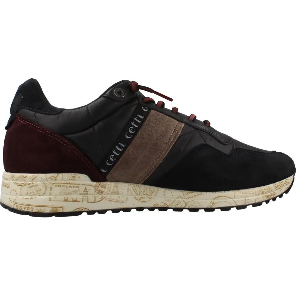 Deportivas Casual Hombre Suela Plana - Modelo C-1370 Negro 4/6