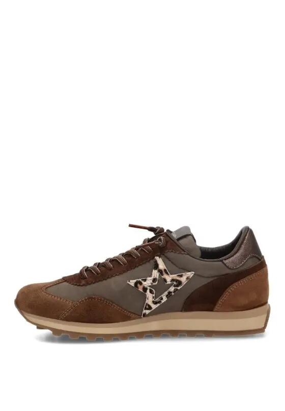 Deportivas Casual Mujer Suela Plana - Modelo C-1259 Taupe 3/6