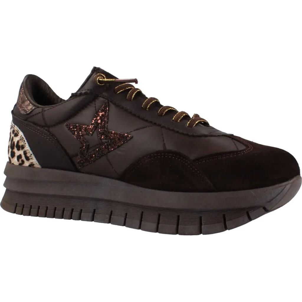 Deportivas Casual Mujer Suela Doble - Modelo C-1259xl Marron 5/6