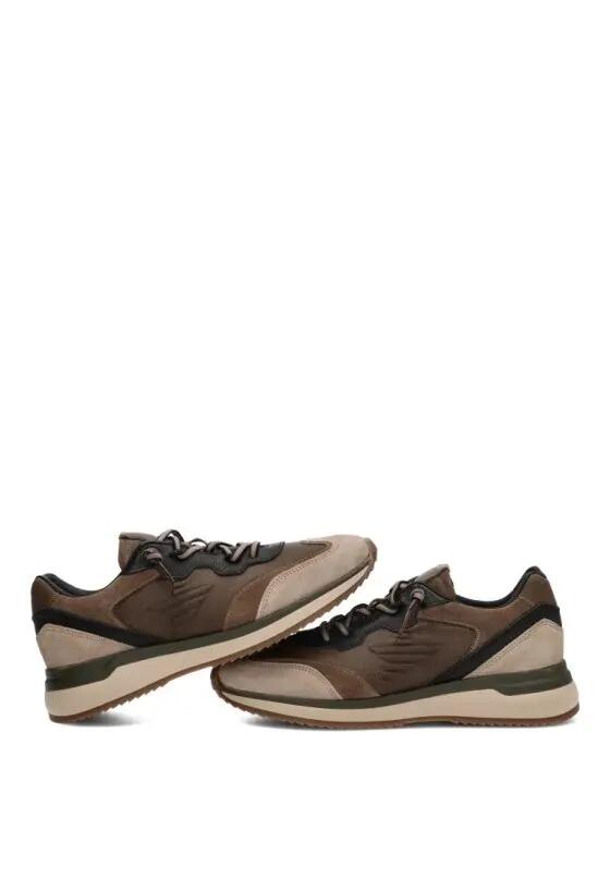 Deportivas Casual Hombre Suela Plana - Modelo C-1429 Kakhi 5/6