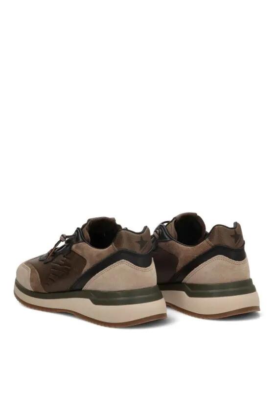 Deportivas Casual Hombre Suela Plana - Modelo C-1429 Kakhi 4/6