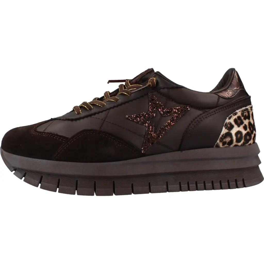 Deportivas Casual Mujer Suela Doble - Modelo C-1259xl Marron 2/6