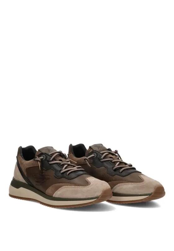 Deportivas Casual Hombre Suela Plana - Modelo C-1429 Kakhi 2/6