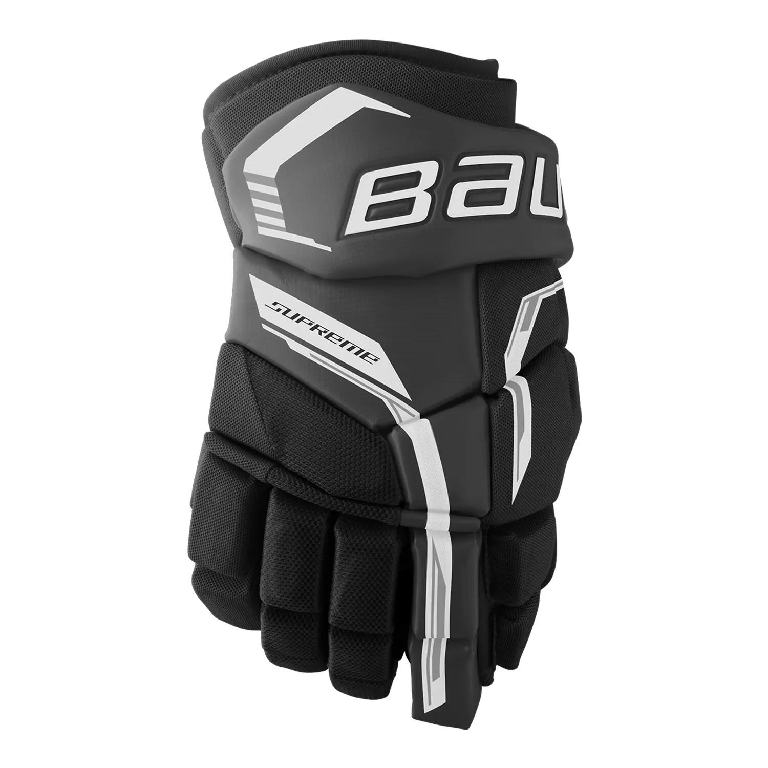 BAUER Supreme F40 Senior Negru/alb adult Mănuși de hochei