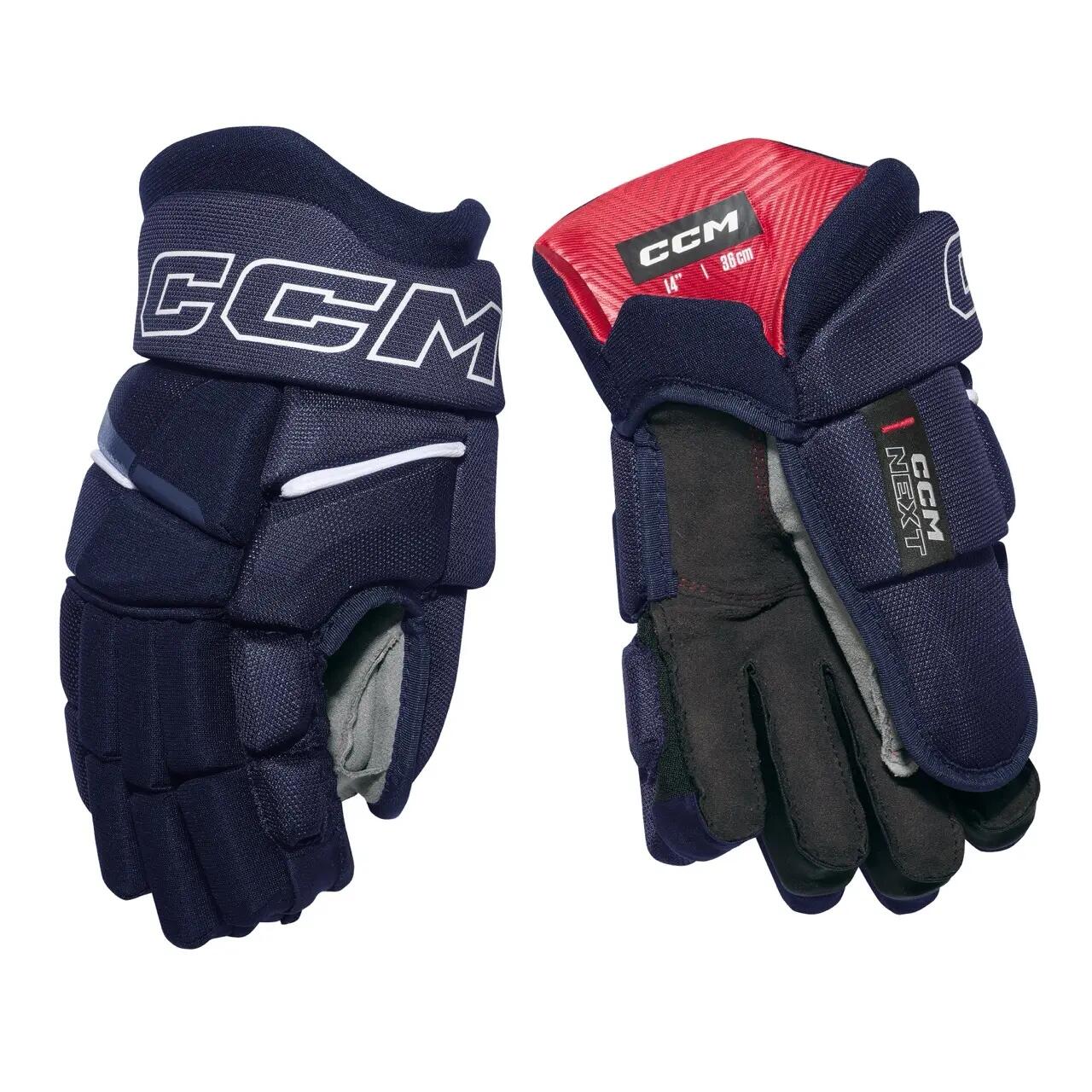 CCM HG Next 26 Junior Mănuși bleumarin/albe