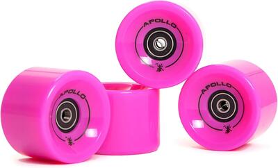 Wielen dancer en longboard 70mm 78a abec 9 lagers zwart