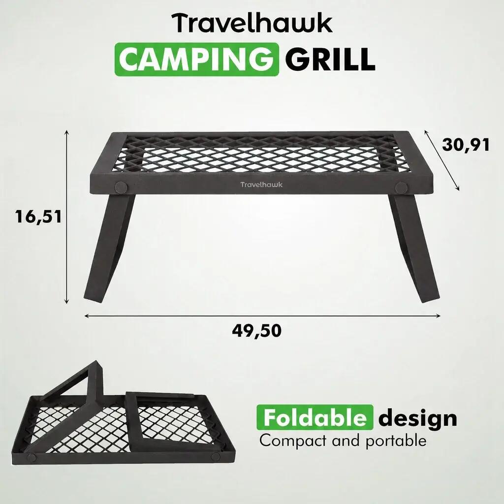 Opvouwbare Camping Grill BBQ 3/6