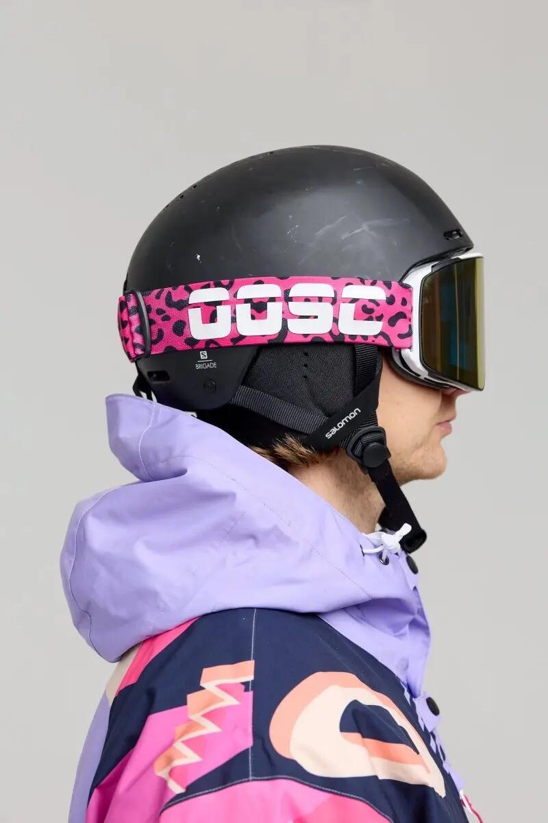 Masque de ski et de snowboard OOSC Boldsight® - Imprimé léopard rose 6/10