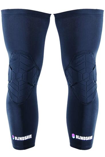 Unisex - sportswear - knieschützer - gepolstert ergonomisch - schwarz