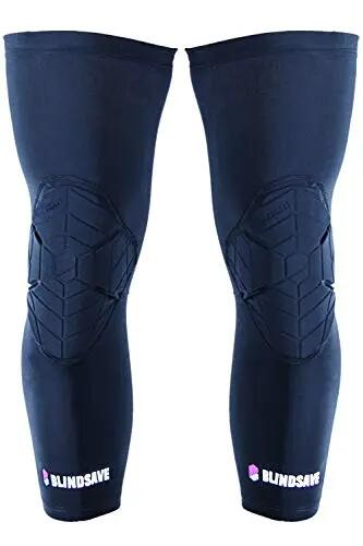 Unisex - sportswear - knieschützer - gepolstert ergonomisch - schwarz 2/4