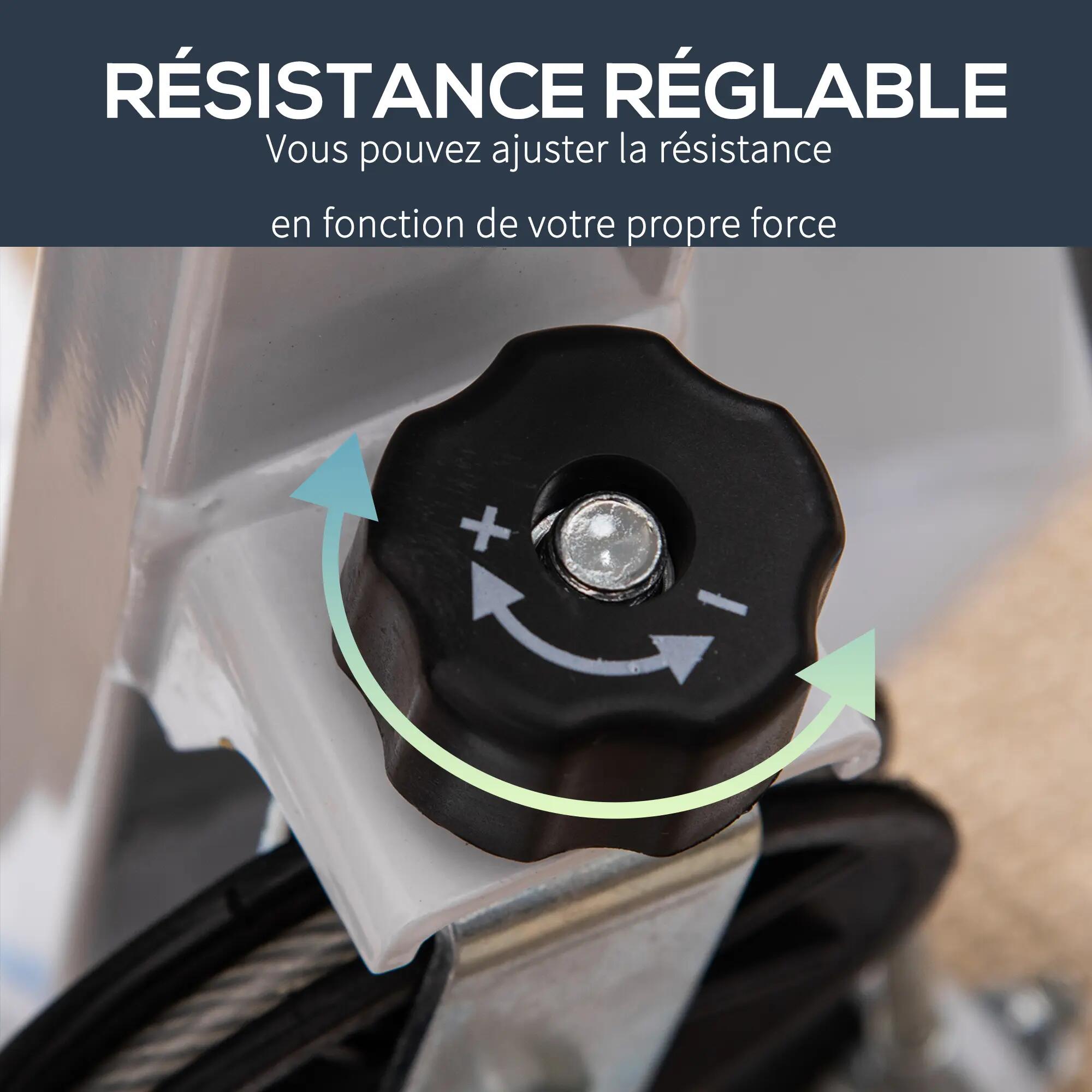 Stepper avec guidon stepper fitness appartement écran LCD résistance réglable ex 8/9