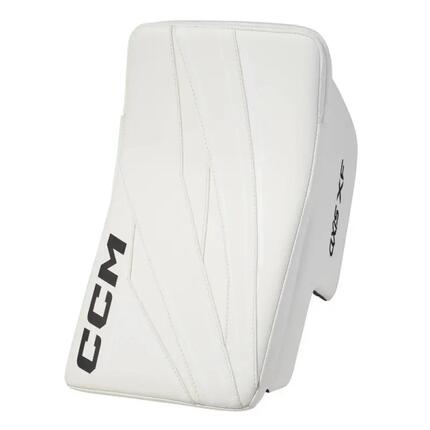 CCM Axis XF Senior gants bloqueur de gardien de hockey blancs – Regular
