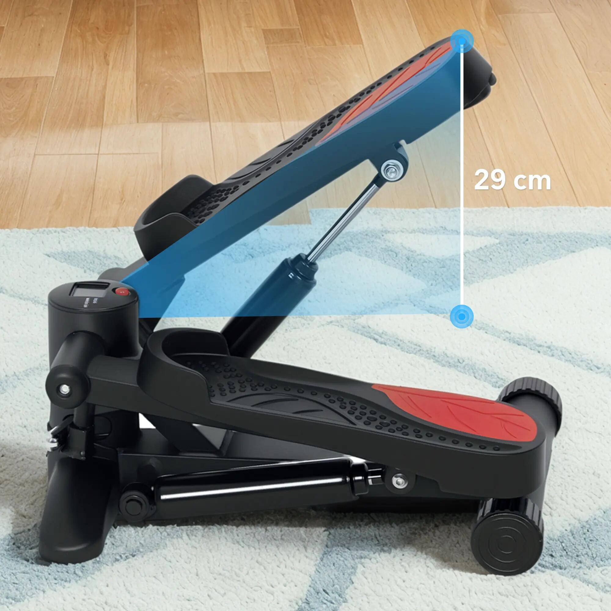 Mini stepper, appareil de fitness compact avec écran LCD et pédales antidérapant 9/9