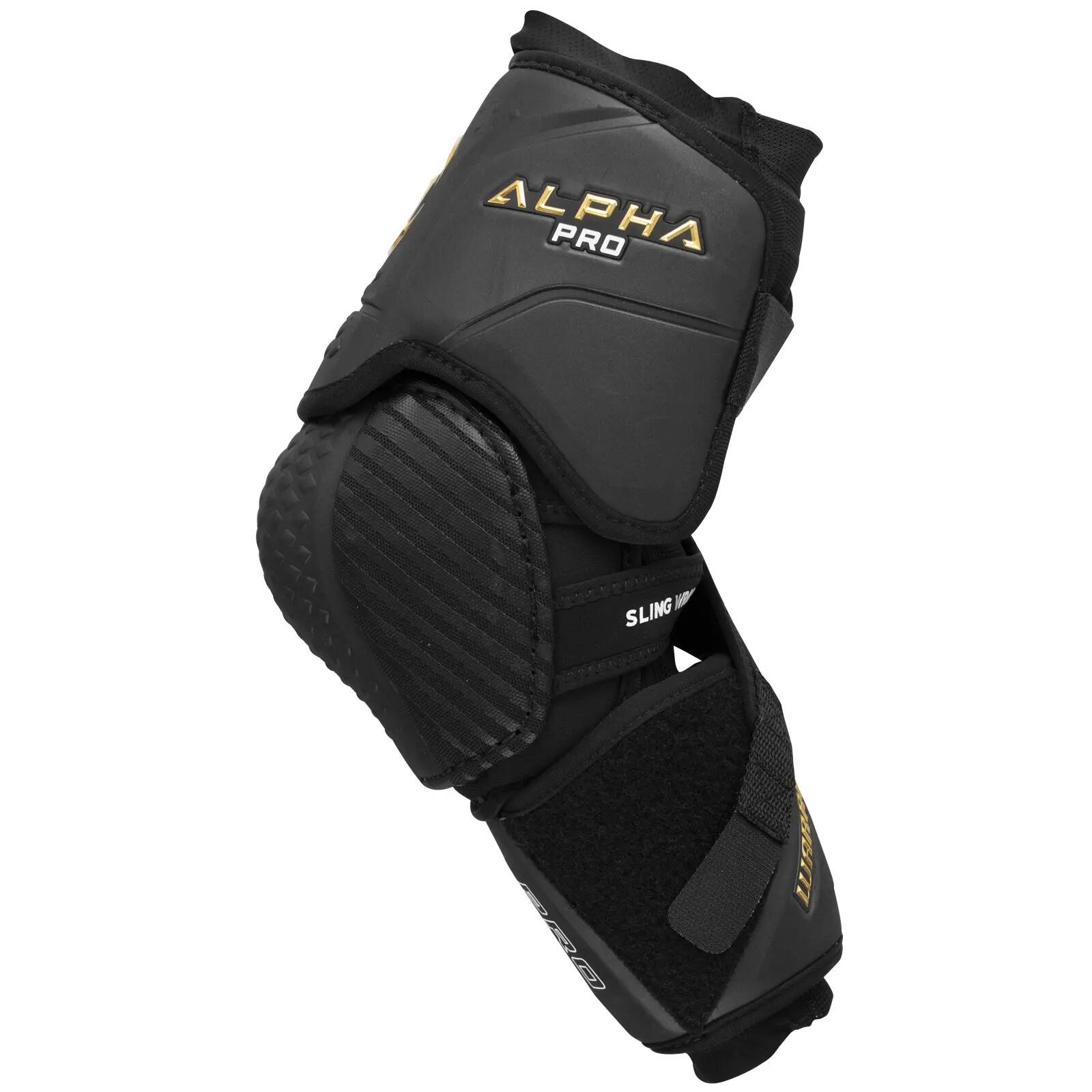 WARRIOR Alpha Pro Senior EP coudières de hockey noires 5/5