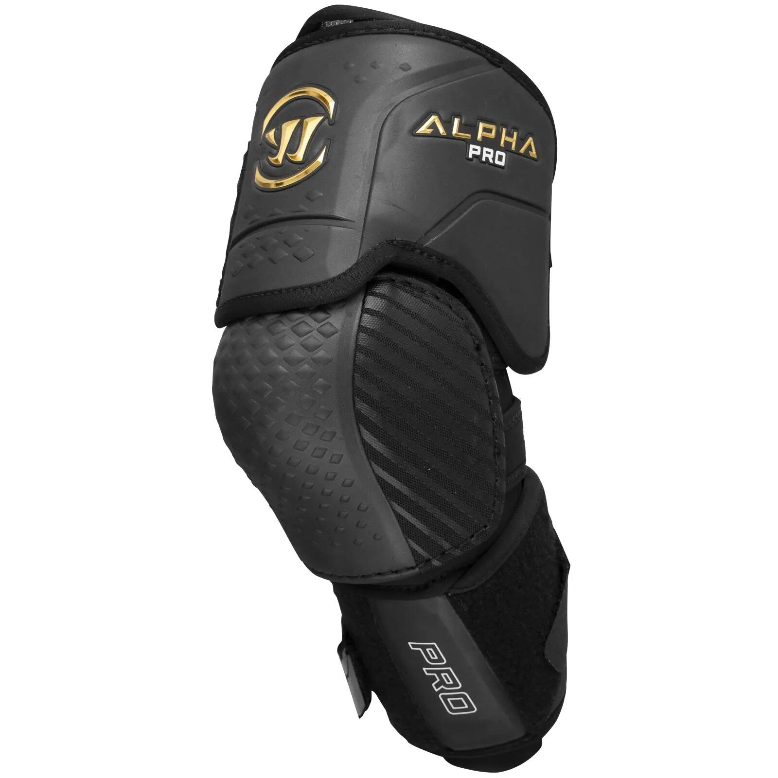 WARRIOR Alpha Pro Senior EP coudières de hockey noires 2/5