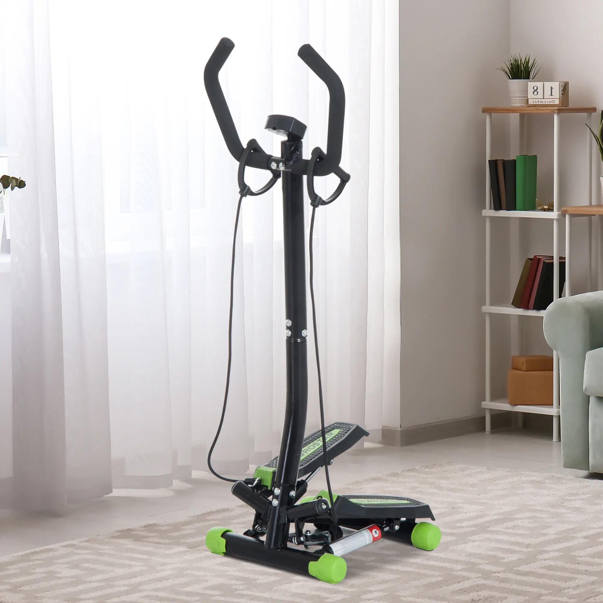 Stepper avec guidon, stepper de fitness avec écran LCD, pédales antidérapantes, 4/9