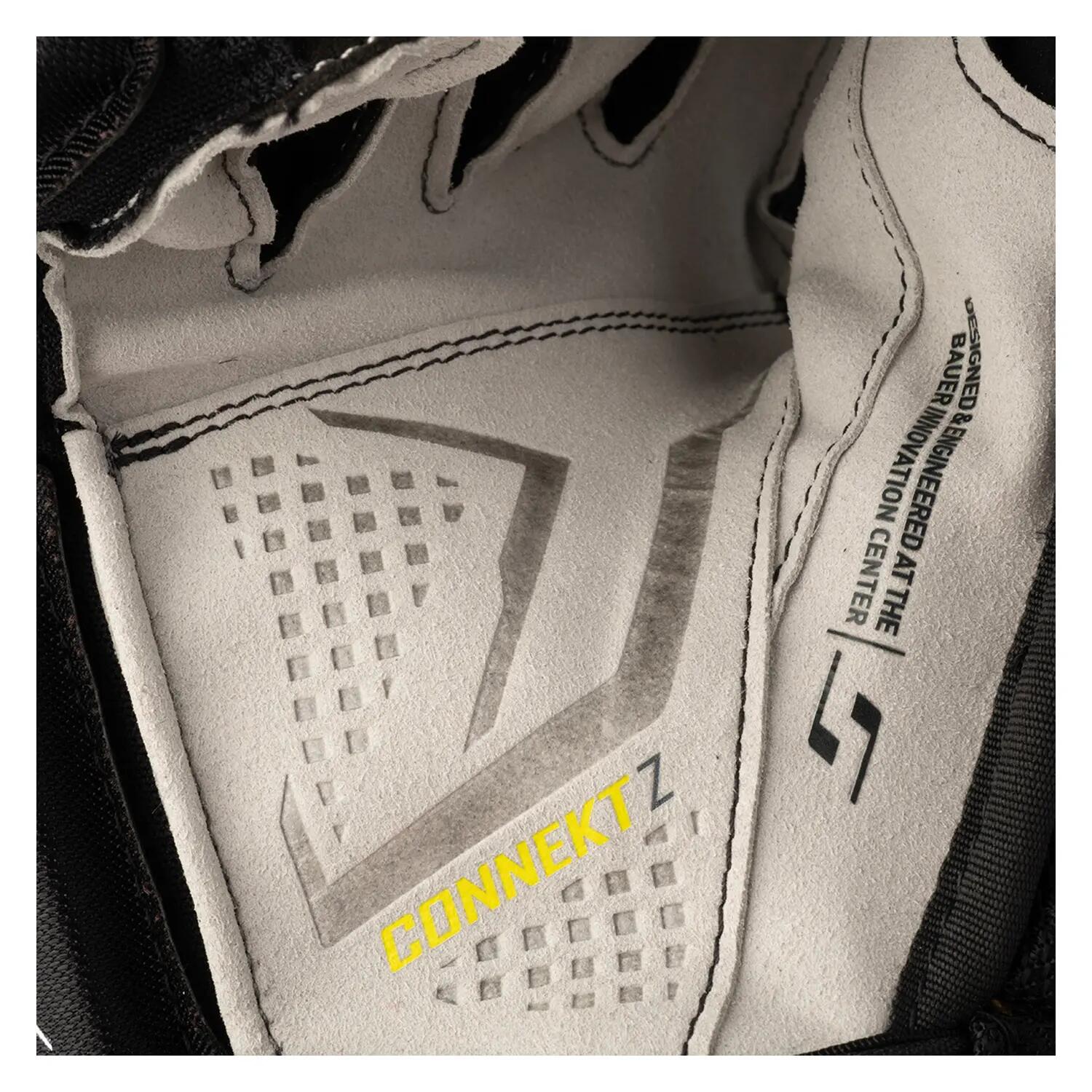 BAUER Supreme Fuse Senior gants de hockey noirs et blancs pour adultes 2/5