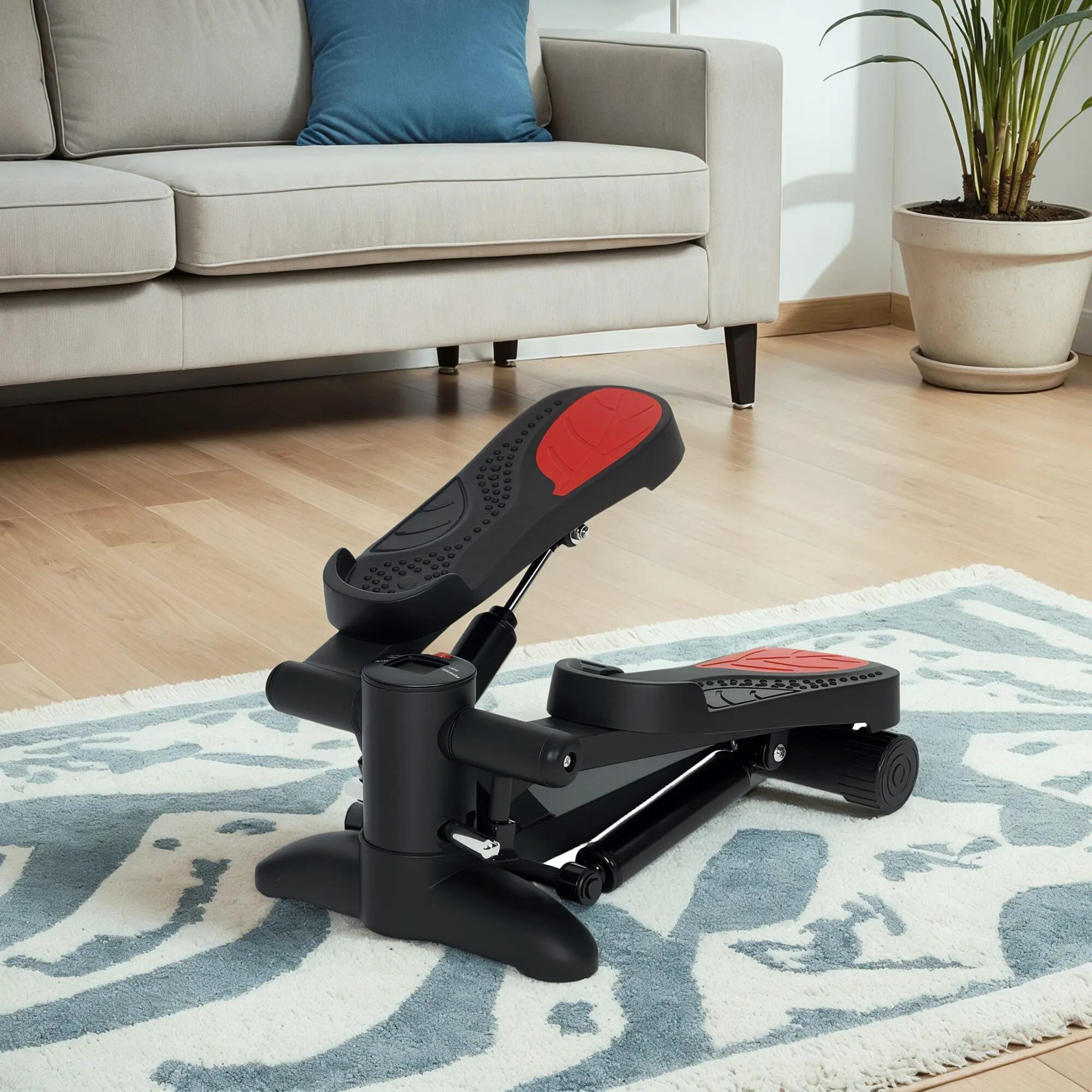 Mini stepper, appareil de fitness compact avec écran LCD et pédales antidérapant 4/9