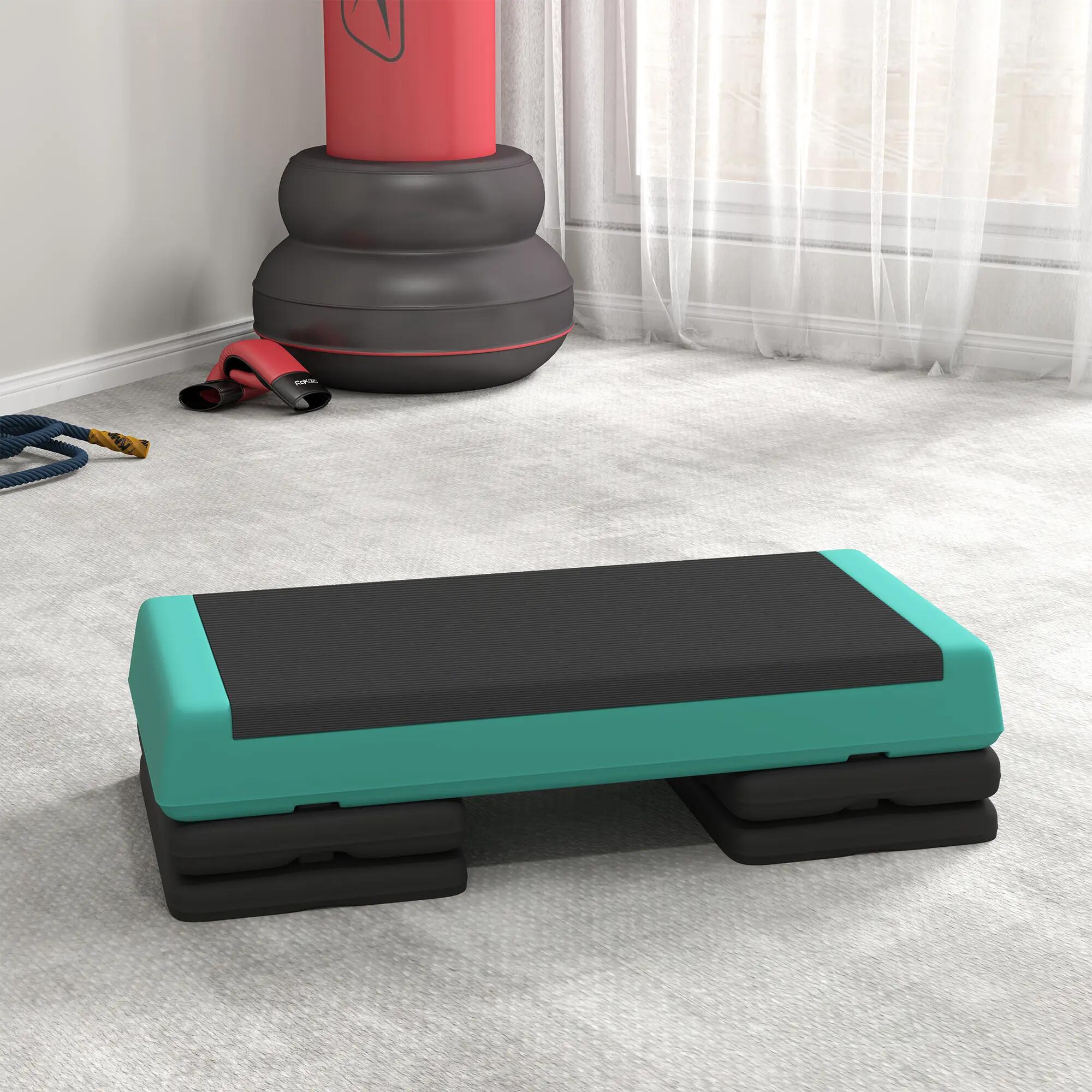 Planche de marche réglable en hauteur, appareil de fitness aérobique à 3 niveaux 9/9