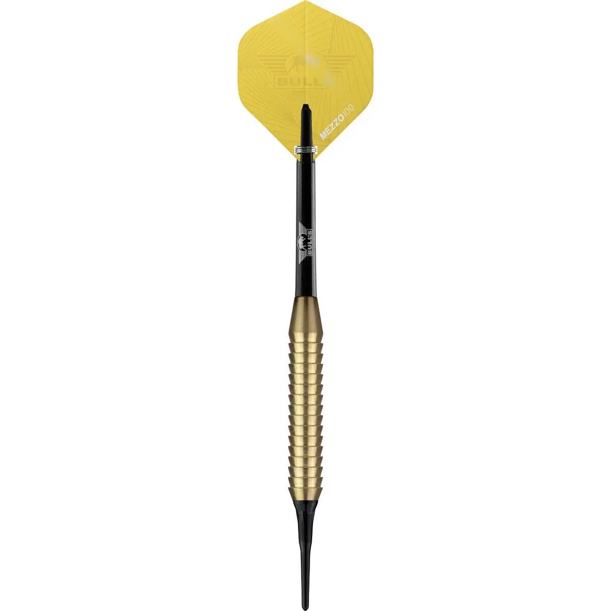 Softtip Charge Yellow Brass Softtip Dartpijlen 5/5