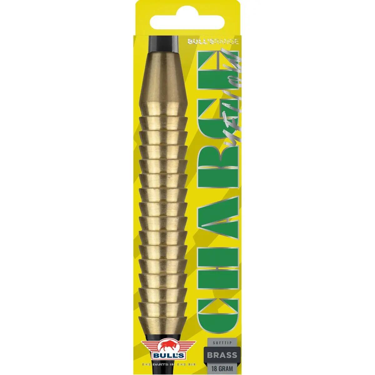Softtip Charge Yellow Brass Softtip Dartpijlen 4/5