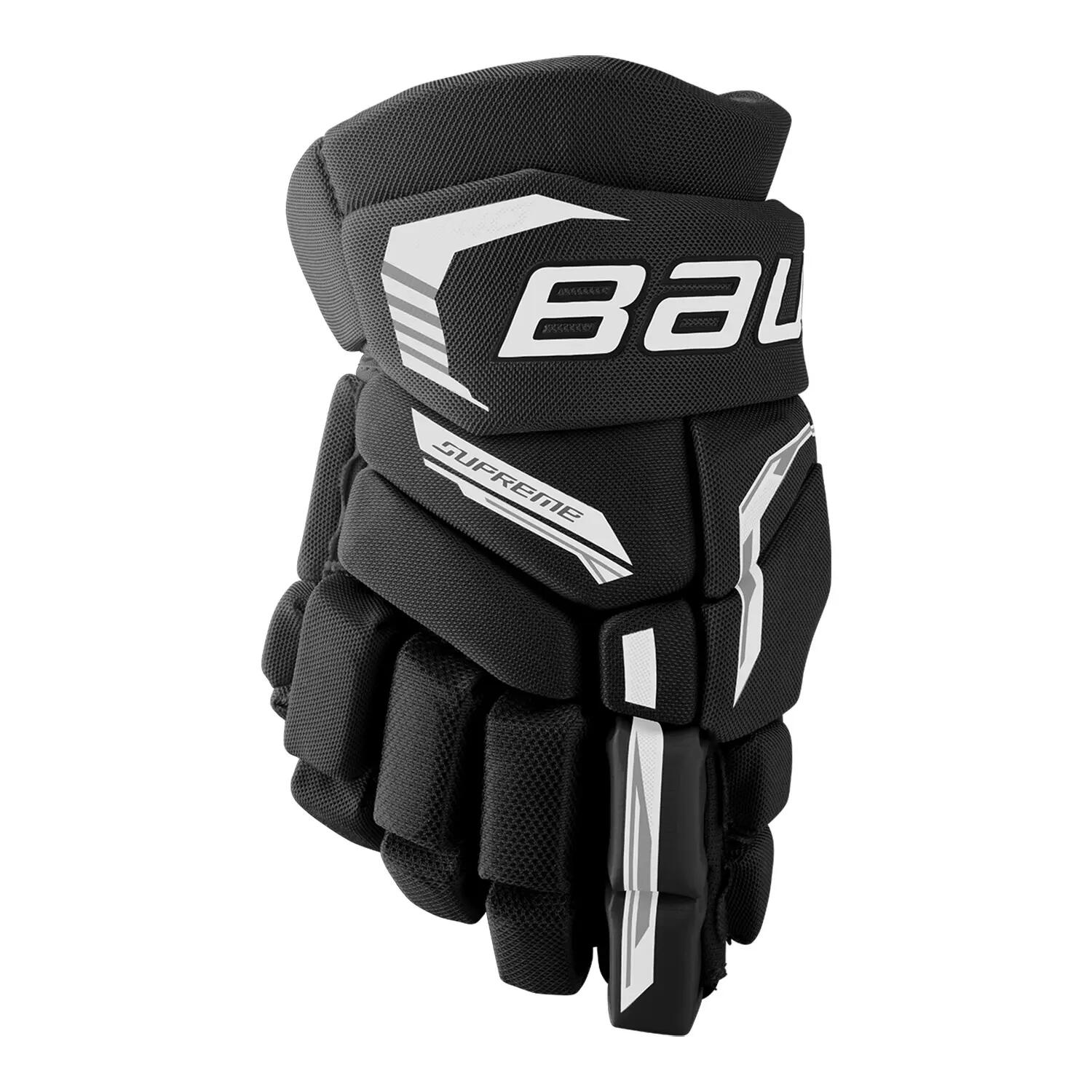 BAUER Supreme F40- Junior Negre/albe copii Mănuși de hochei