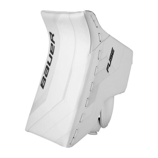 BAUER Supreme Fuse Senior gants bloqueur de gardien de hockey blancs – Regular