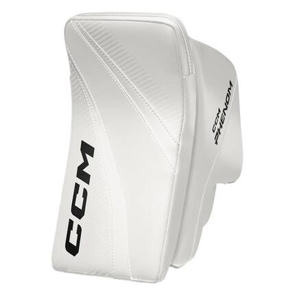 CCM Phenom Junior gants bloqueur de gardien de hockey blancs – Regular