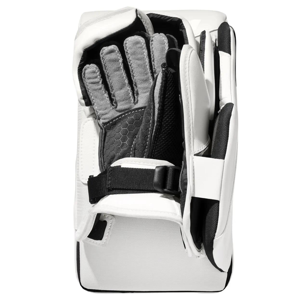 GBPHNM Junior CCM Phenom Torwart-Blocker Weiß REG Handschuhe für Kinder 2/2
