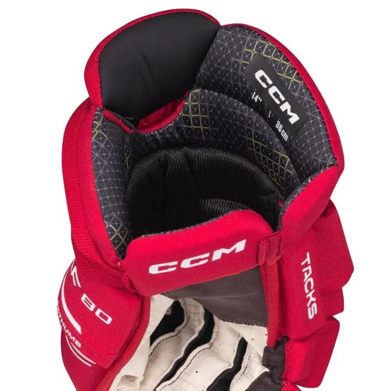 CCM HGXF80 Senior guantes CCM TAC rojos/blancos 13 adulto 4/4